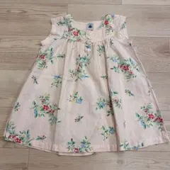 プチバトー　花柄ワンピース 86cm