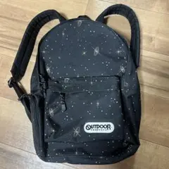 OUTDOORリュック黒模様