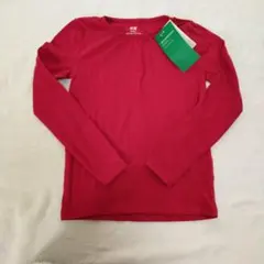 H&M 赤長袖Tシャツ 110〜120のサムネイル