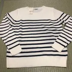 新品　earthのボーダーニット