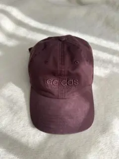 adidas バーガンディ キャップ ONE SIZE
