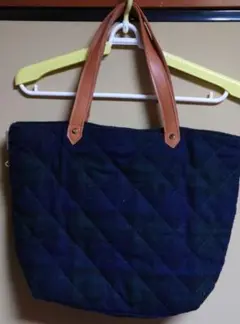 ROOTOTE ネイビー キルティング トートバッグ