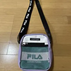 FILA LOVETOXIC ショルダーバッグ ミントグリーン/パープル