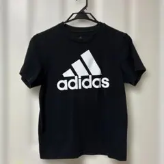 adidas アディダス 半袖 Tシャツ ビッグロゴ ブラック 黒 スポーツ