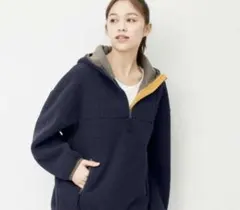 GU フリース アノラック パーカ XS