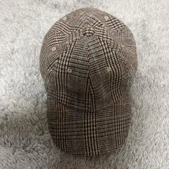 INGNI チェック柄 ベージュ系 キャップ