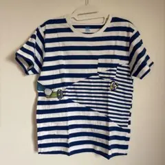 graniphドラえもん ストライプ Tシャツ Sのサムネイル
