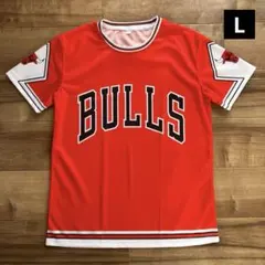 【未使用】　NBA　シカゴ・ブルズ　BULLS　Tシャツ　ユニフォーム　Ｌ　赤