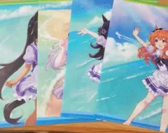 ウマ娘　ファミリーマート　クリアファイル　4枚