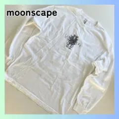 美品　moonscape ムーンスケープ　ロンT 長袖カットソー M　ホワイト