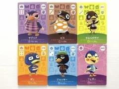 どうぶつの森　あつ森　amiiboカード　ペンギン・鳥系　6枚セット