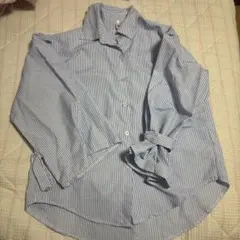 ストライプシャツ　長袖シャツ　 Lサイズ