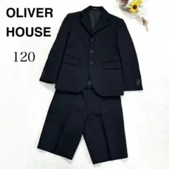 【オリバーハウス OLIVER HOUSE】キッズ セットアップスーツ 黒120