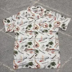 夏服 IOLANI 半袖アロハシャツ ホワイト Lサイズのサムネイル