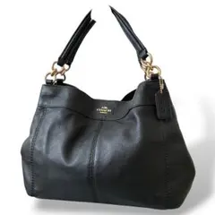 COACH レザー 2WAY ショルダーバッグ ブラック スモールレクシーのサムネイル