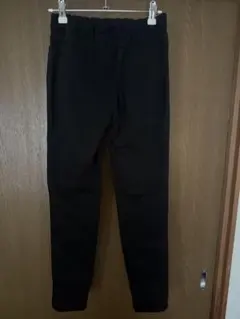 黒 ブラック スキニーパンツ ゴムウエスト ワークマン M フィールドコア