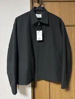 niko and ... ニコアンド TRツイルジップブルゾン 短丈 ブラック