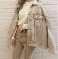 EVRISオーバーサイズ デニムジャケット Oversized Denim