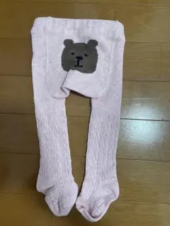 Gap クマけつベビータイツ／ピンク