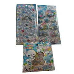 ぷくぷくあわわちゃんシール3セット