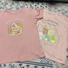 すみっコぐらし Tシャツ 120cm ピンク