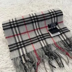 新品タグ付き BURBERRY LONDON カシミヤ100% マフラー