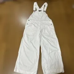 ホワイトコットンオーバーオール Mサイズのサムネイル
