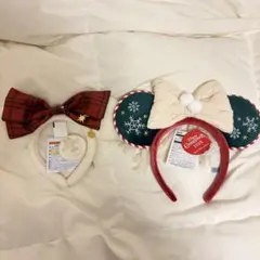 ディズニー クリスマス 2025 カチューシャ 2種セット