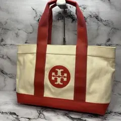 美品 トリーバーチ トートバッグ ミラー キャンバス 03-24061204 美品 トリーバーチ トートバッグ ミラー キャンバス 03-24061204