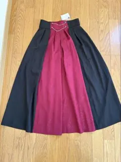 【新品未使用】axes femme スカート　プリーツスカート　ジャカード