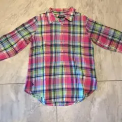 Ralph Lauren チェック柄長袖シャツ 150/155-80