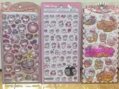 ハローキティ うるちゅる ボンボンドロップ ウォーターシール 3点 新品未開封