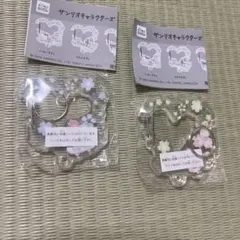 サンリオキャラクターズ　さくらマジックアクリルカラビナ　ポチャッコ、ハンギョドン