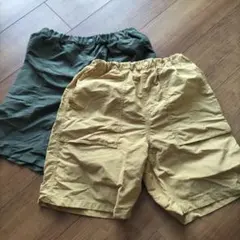 UNIQLO 半ズボン 150サイズ 2色セット ギアショートパンツ