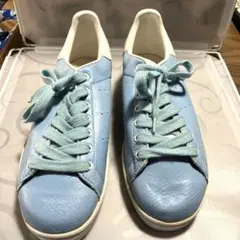 アディダス　スタンスミス水色 日本製 ヴィンテージスニーカー　25.5cm