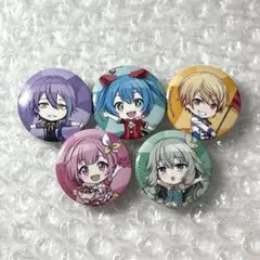 プロジェクトセカイ 神代類 初音ミク 天馬司 鳳えむ 草薙寧々 缶バッジ