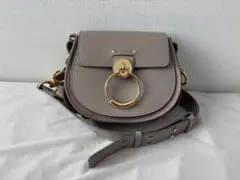 美品✨ Chloé Tess ラージ ショルダーバッグ モッティグレー 3way 