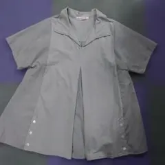 美品　AS KNOW AS 半袖シャツ フレアシルエット ミント色のサムネイル