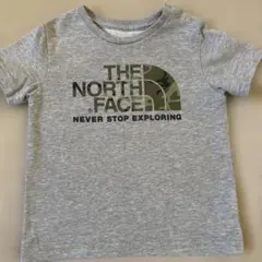 THE NORTH FACE 半袖Tシャツ グレー カモフラージュ柄