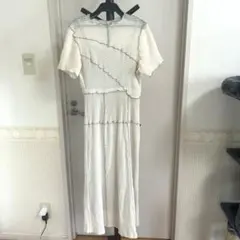 SNIDEL　メローデザインワンピース