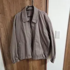 UNIQLO ブラウン ジップアップブルゾン XL