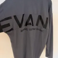 EVANEエバン 山澤　オーバーサイズ　コットンストレッチロングスリーブ　XL