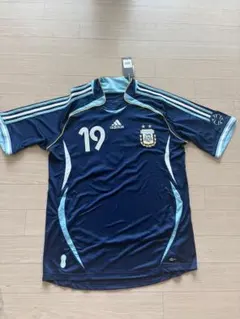 正規品 アルゼンチン代表 2006/07 アウェイユニ メッシ #19 復刻