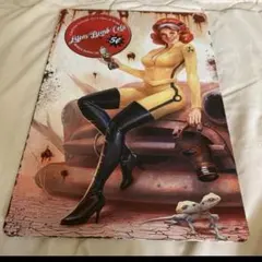 Falloutグッズ　ヌカコーラ ブリキ製看板 アンティーク　バージョン13
