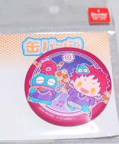 ヒプマイ　空却　サンリオ　缶バッジ ヒプノシスマイク SANRIO NAKAYOKU EDIT｜マット加工缶バッジ