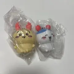 ちいかわ　ソフビフィギュア　うさぎ　ハチワレ　2点セット