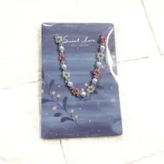 ブレスレット レディース カラフル花モチーフ ビーズ