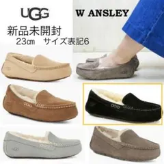 UGG W ANSLEY ブラックモカシン 23cm