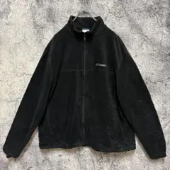 Columbia フリースジャケット ブラック XXL メンズ