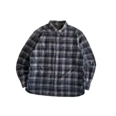 【希少配色】00s初期 エディーバウアー シャドーチェック ライトネルシャツ L